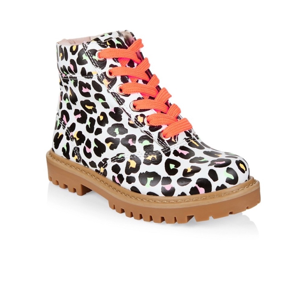 Sophia Webster Little Girl's & Girl's & Girl's Tia Lace-Up Boots Size 13